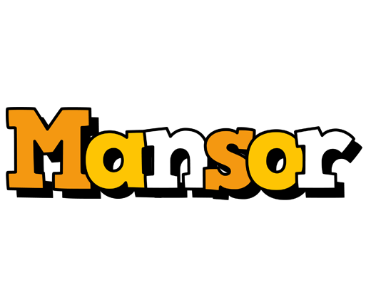 Mansor cartoon logo