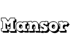 Mansor snowing logo