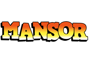 Mansor sunset logo