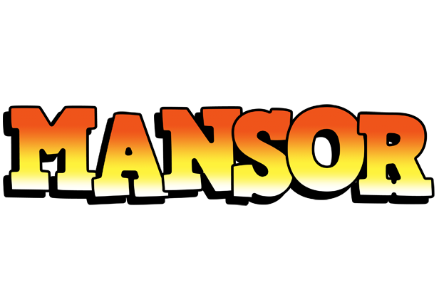 Mansor sunset logo