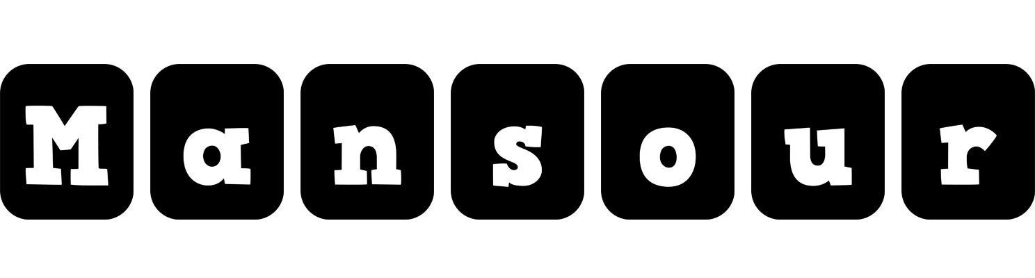 Mansour box logo