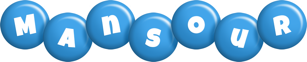 Mansour candy-blue logo