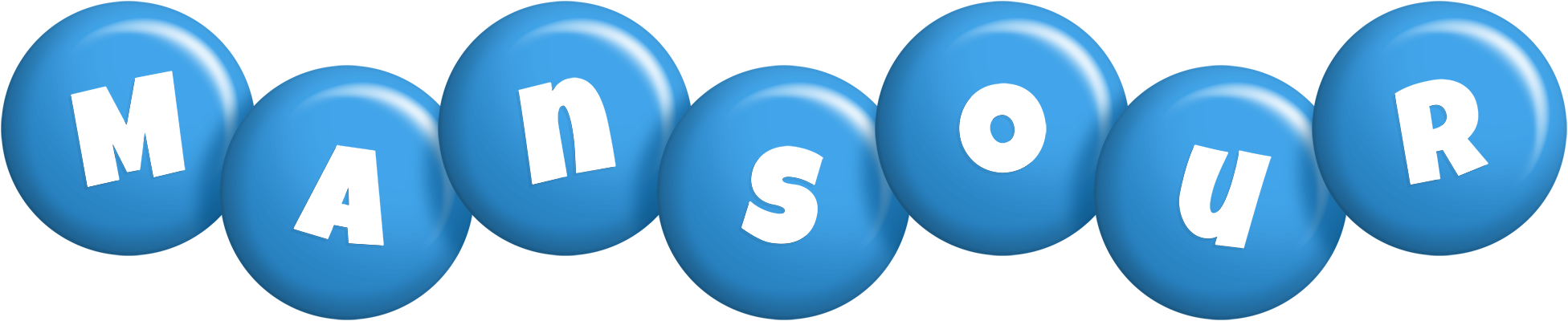 Mansour candy-blue logo