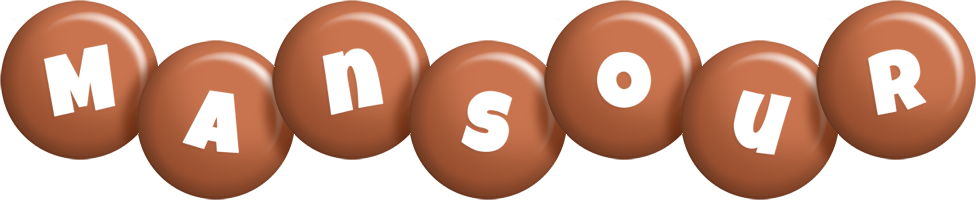 Mansour candy-brown logo