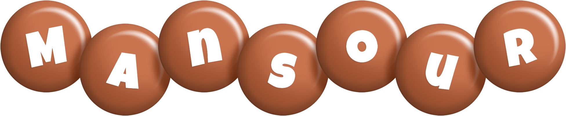 Mansour candy-brown logo