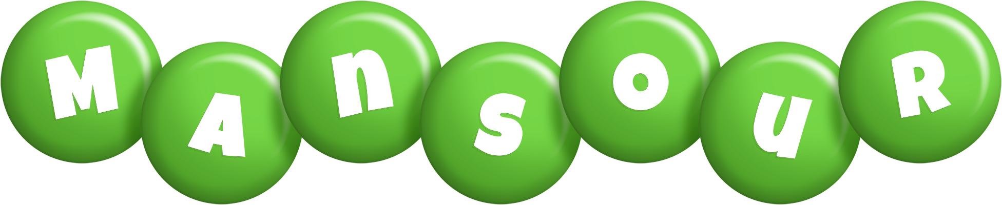 Mansour candy-green logo