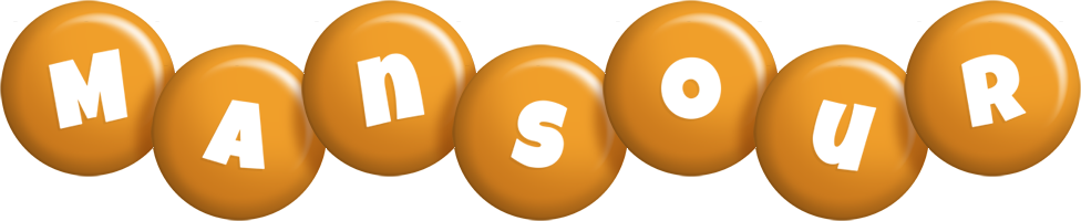 Mansour candy-orange logo