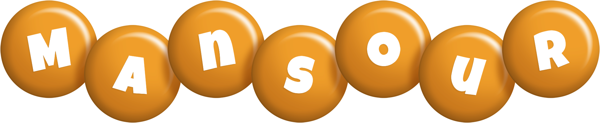 Mansour candy-orange logo