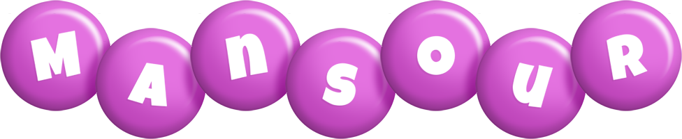Mansour candy-purple logo