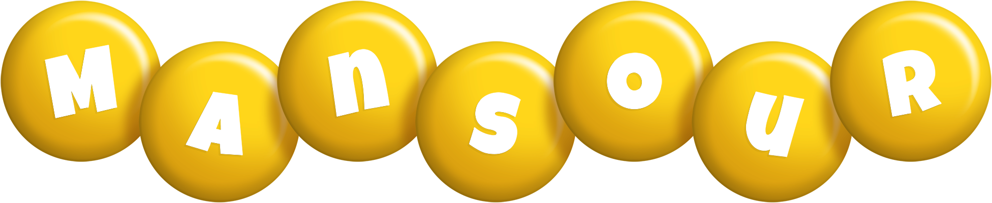 Mansour candy-yellow logo