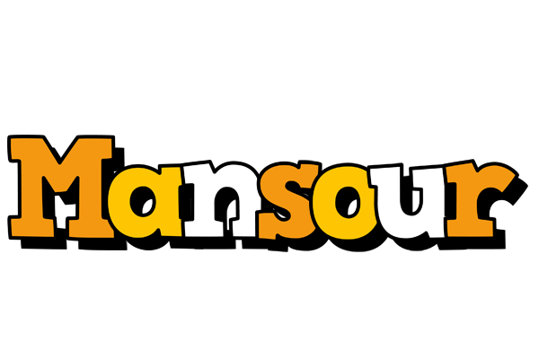Mansour cartoon logo