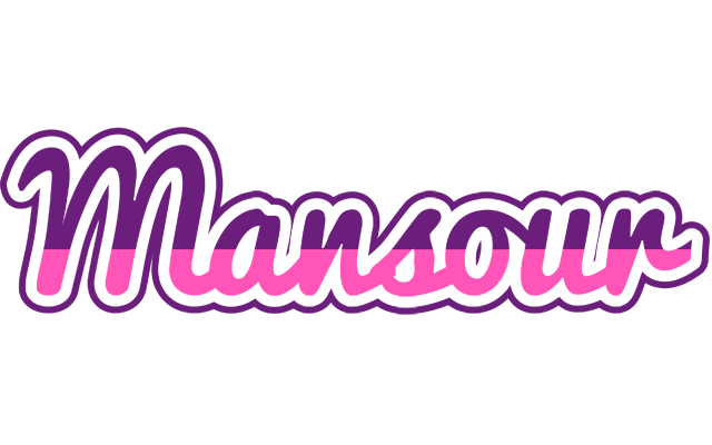 Mansour cheerful logo