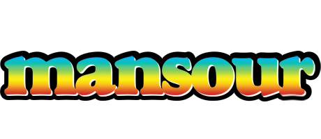 Mansour color logo
