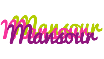 Mansour flowers logo
