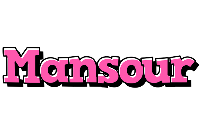 Mansour girlish logo