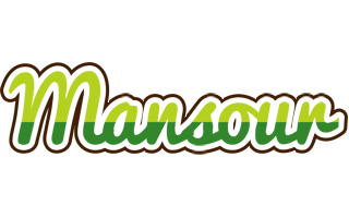 Mansour golfing logo