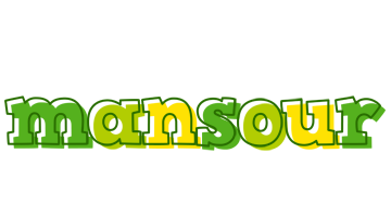 Mansour juice logo
