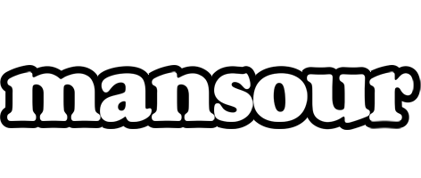 Mansour panda logo