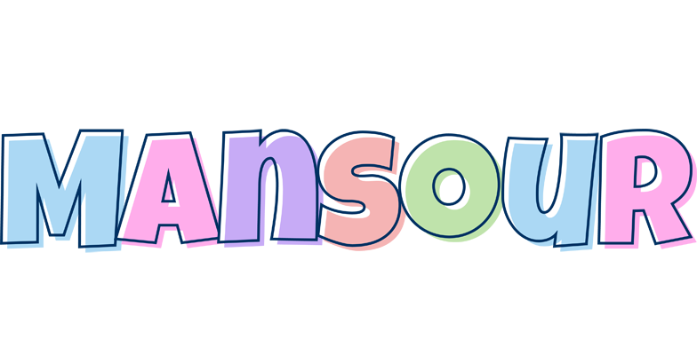 Mansour pastel logo