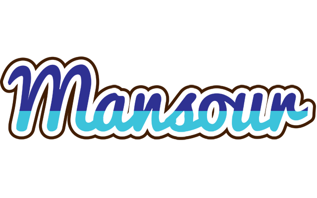 Mansour raining logo