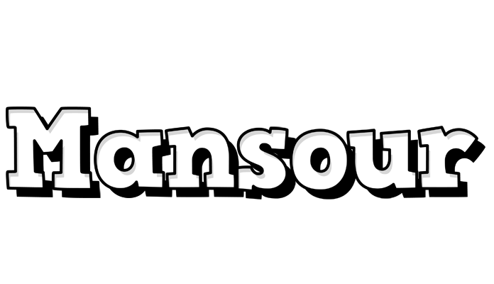 Mansour snowing logo