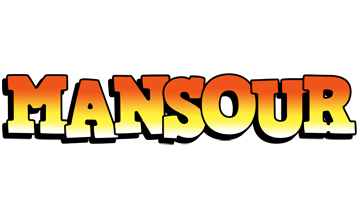 Mansour sunset logo