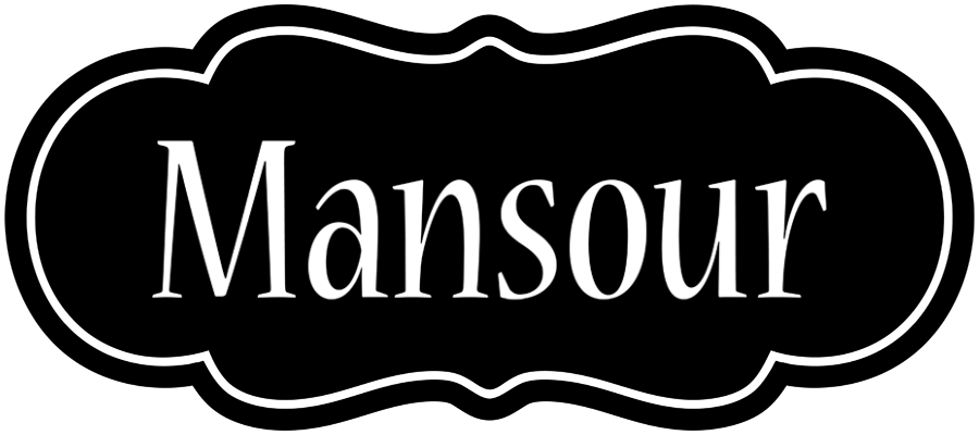 Mansour welcome logo