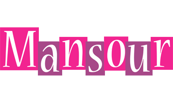 Mansour whine logo
