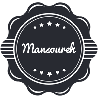 Mansoureh badge logo