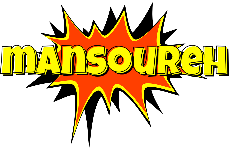Mansoureh bazinga logo