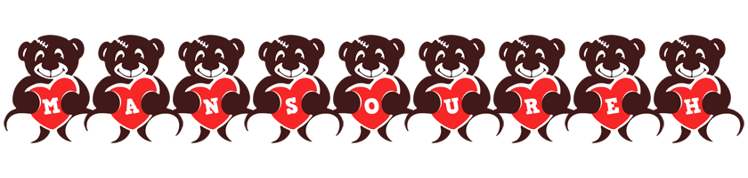 Mansoureh bear logo