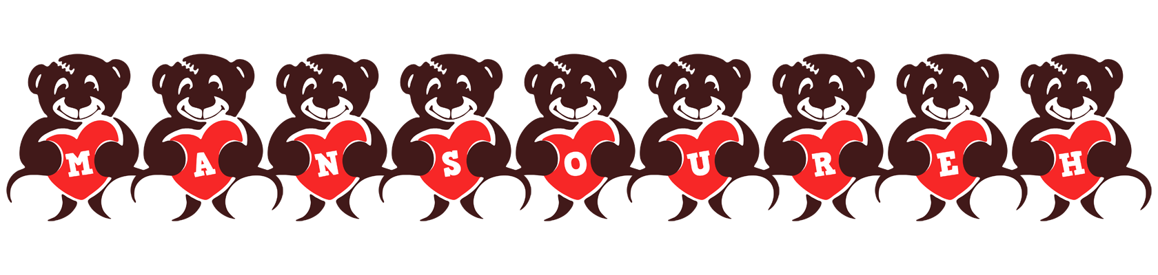 Mansoureh bear logo