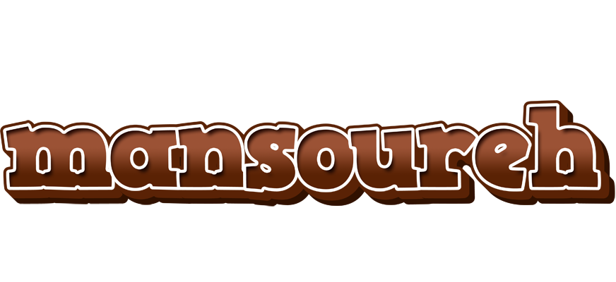 Mansoureh brownie logo