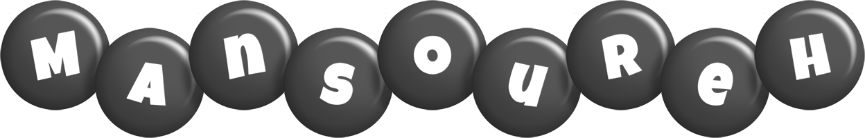 Mansoureh candy-black logo