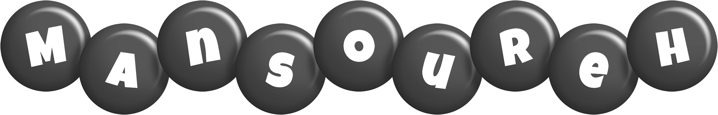 Mansoureh candy-black logo