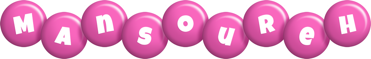 Mansoureh candy-pink logo