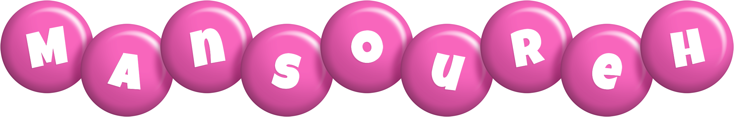 Mansoureh candy-pink logo