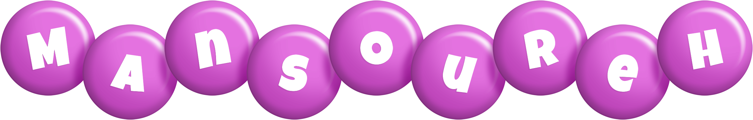 Mansoureh candy-purple logo