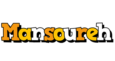 Mansoureh cartoon logo