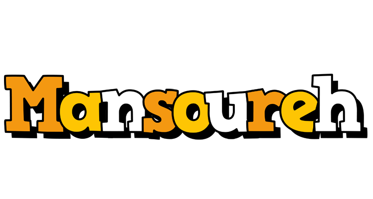 Mansoureh cartoon logo
