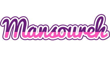 Mansoureh cheerful logo