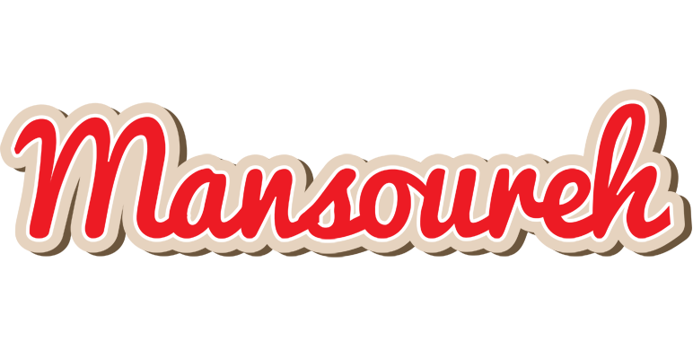 Mansoureh chocolate logo