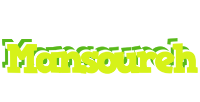 Mansoureh citrus logo