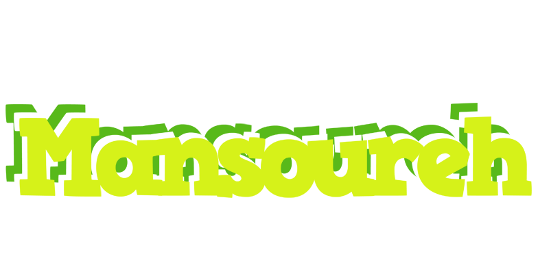 Mansoureh citrus logo