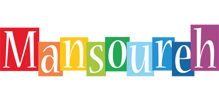 Mansoureh colors logo