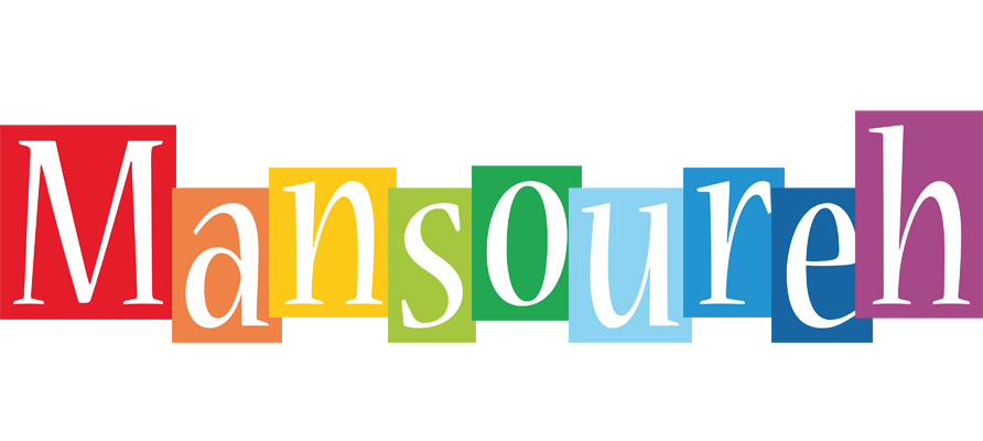 Mansoureh colors logo