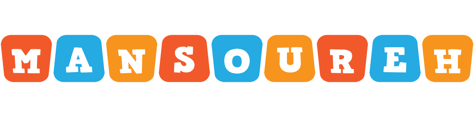 Mansoureh comics logo