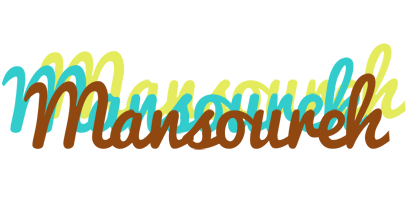 Mansoureh cupcake logo