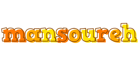 Mansoureh desert logo