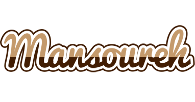 Mansoureh exclusive logo
